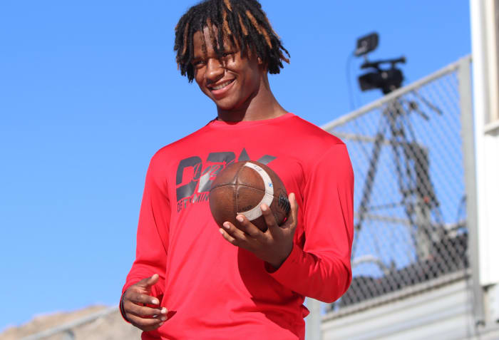 Rancho Verde senior running back Dylan Riley